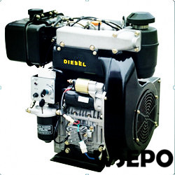 WSE-292F 997cc 25hp Double-Cylinder Air Cooled Diesel Engine - Click Image to Close